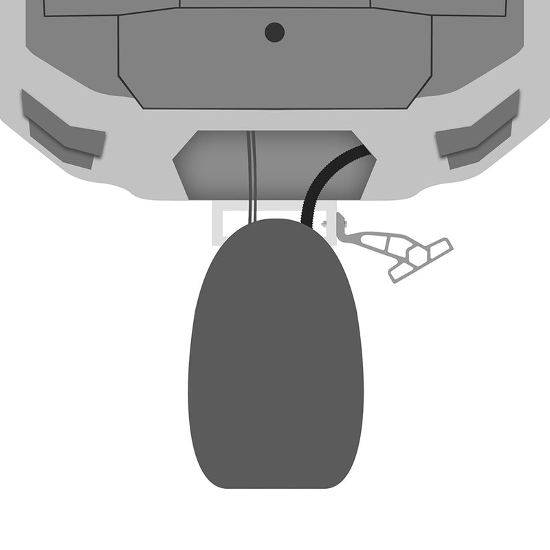 Load image into Gallery viewer, Minn Kota Raptor Jack Plate Adapter - Starboard - 2&quot; Setback - 6&quot; Rise - White [1810367]
