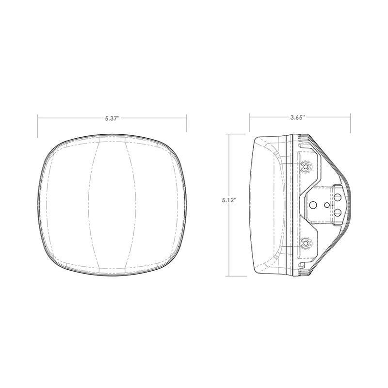 Load image into Gallery viewer, RIGID Industries Adapt XE Number Plate - White [300419]
