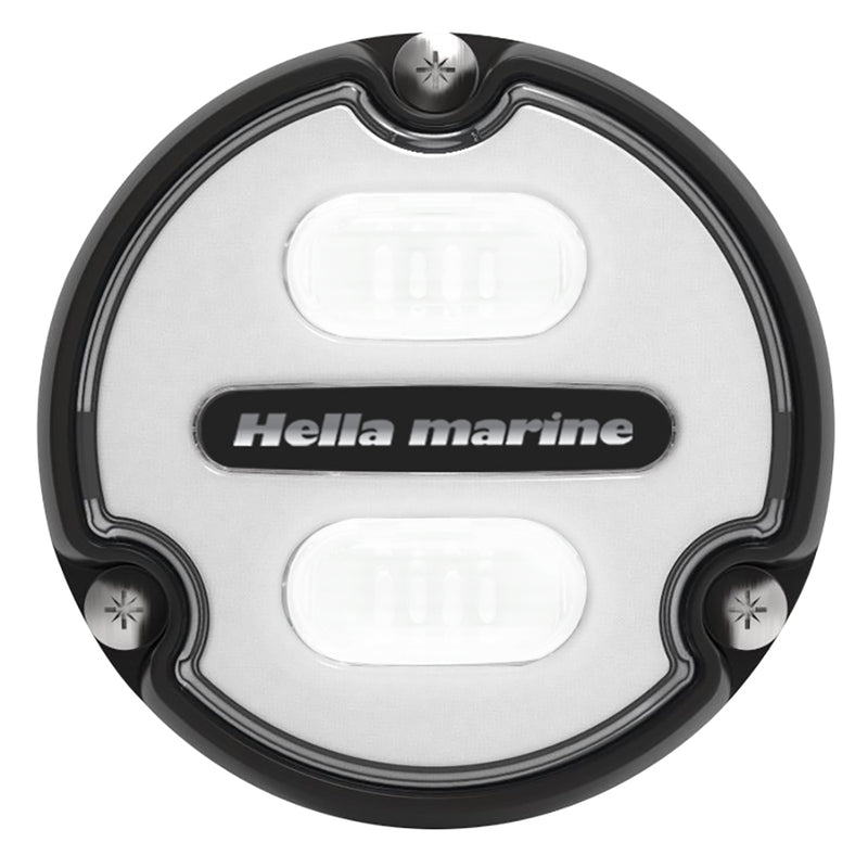 Load image into Gallery viewer, Hella Marine Apelo A1 Blue White Underwater Light - 1800 Lumens - Black Housing - White Lens [016145-011]
