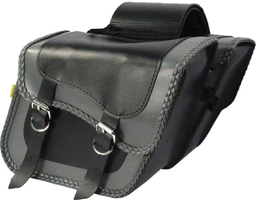 GRAY THUNDER SERIES STANDARD SLANT SADDLEBAG SET