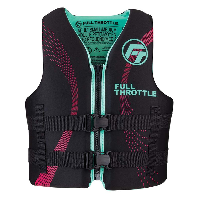 Load image into Gallery viewer, Full Throttle Adult Rapid-Dry Life Jacket - L/XL - Aqua/Black [142100-505-050-22]
