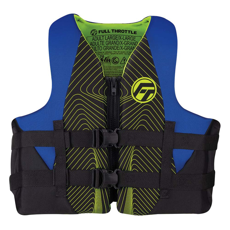 Load image into Gallery viewer, Full Throttle Adult Rapid-Dry Life Jacket - S/M - Blue/Black [142100-500-030-22]
