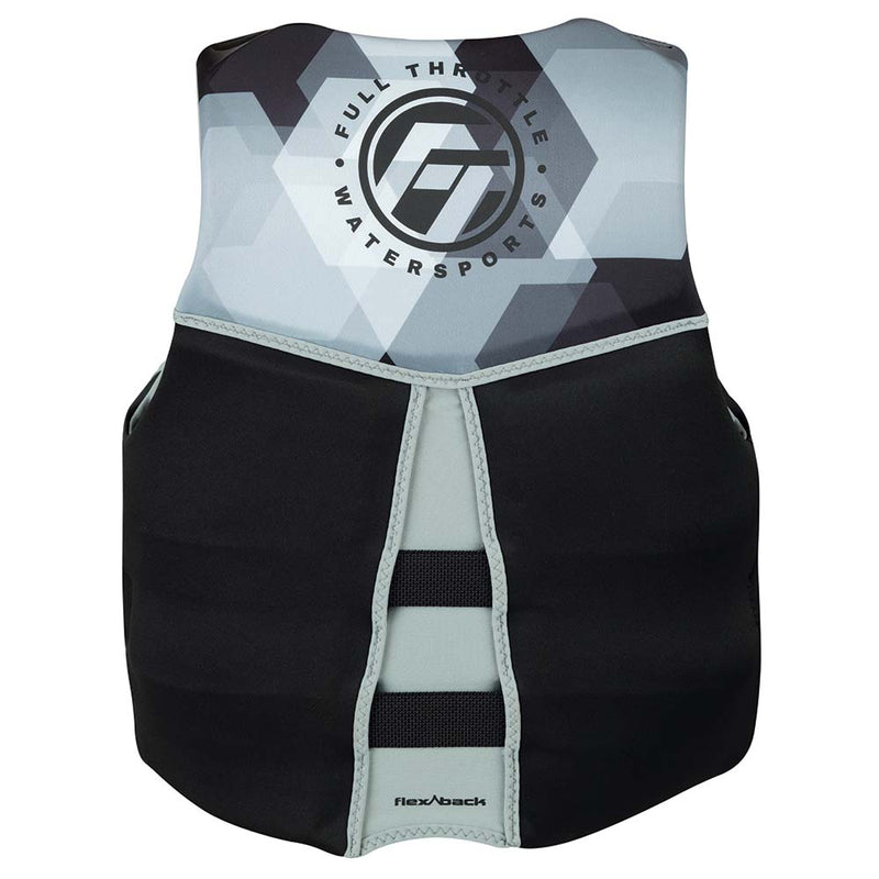 Load image into Gallery viewer, Full Throttle Mens Rapid-Dry Flex-Back Life Jacket - L - Black/Grey [142500-701-040-22]
