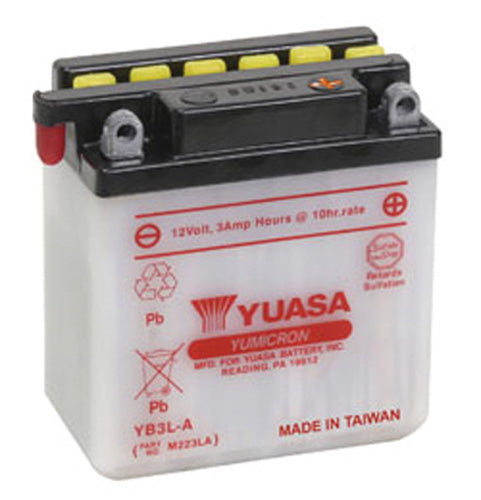 YUASA YB3L-A YUMICRON-12 VOLT BATTERY