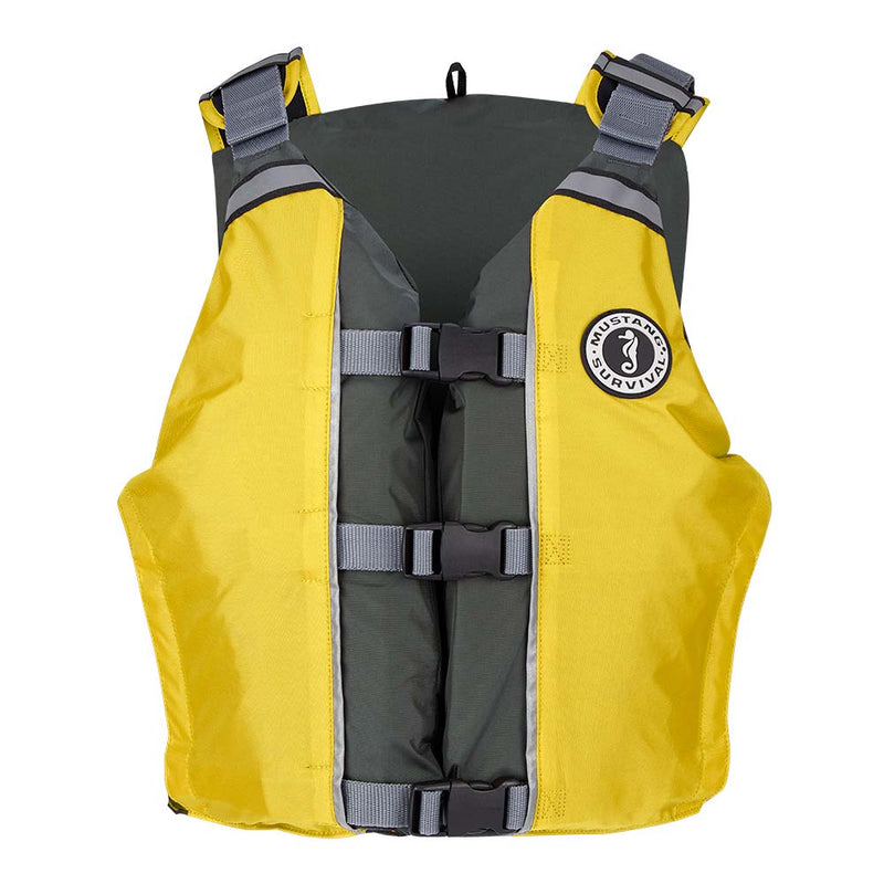 Load image into Gallery viewer, Mustang APF Foam Vest - Yellow/Grey - Universal [MV4111-222-0-216]
