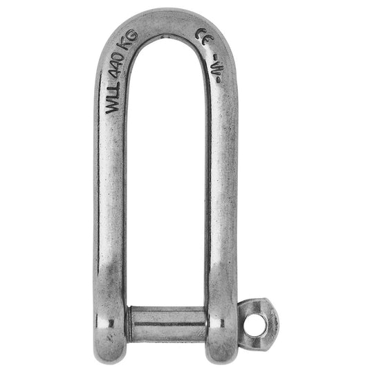 Wichard Captive Pin Long D Shackle - Diameter 4mm - 5/32