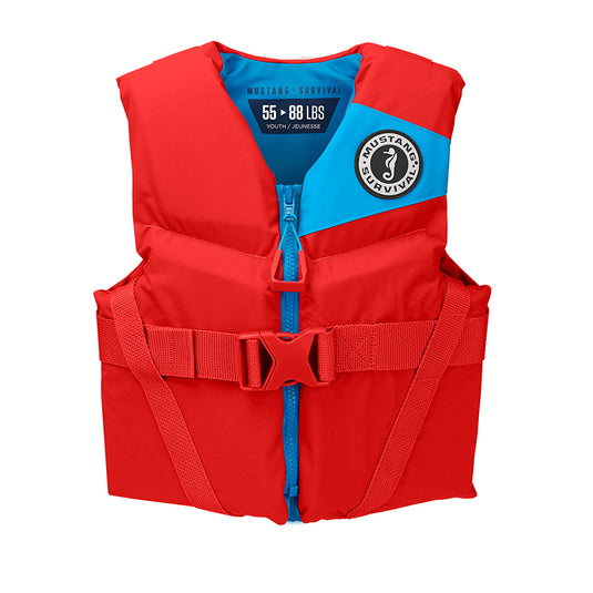 Mustang Youth REV Foam Vest - Red - Youth [MV3570-277-0-206]