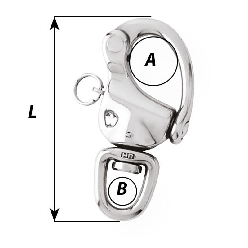 Load image into Gallery viewer, Wichard 3-7/8&quot; Snap Shackle w/Swivel  Clevis Pin [02476]
