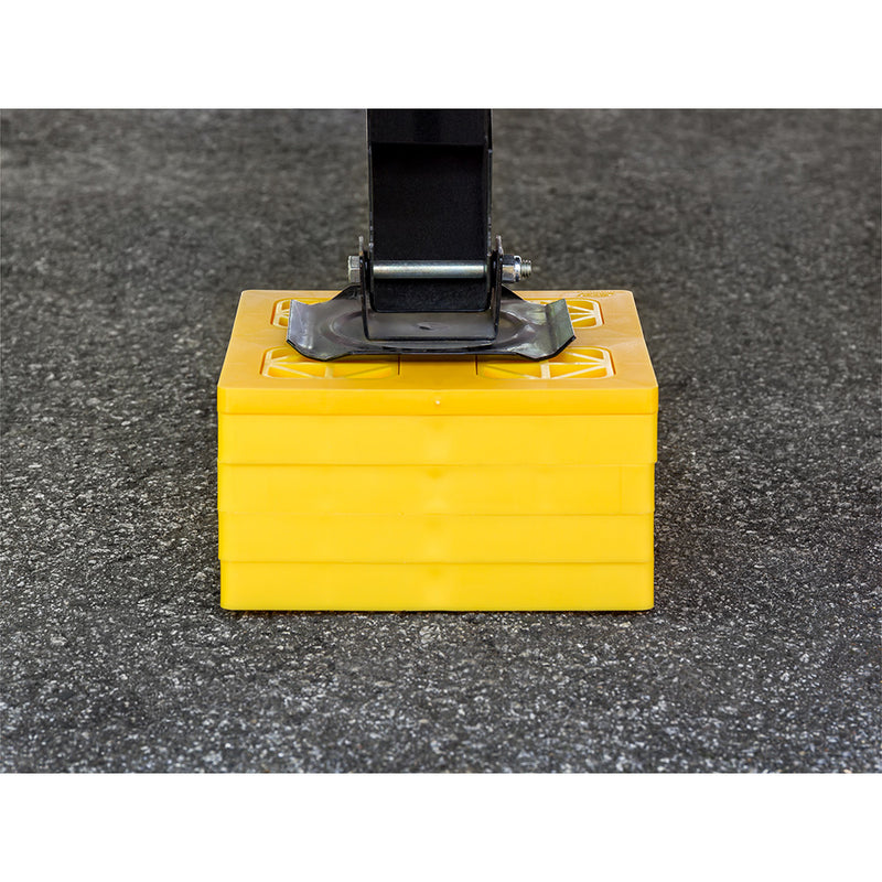 Load image into Gallery viewer, Camco FasTen Leveling Blocks w/T-Handle - 2x2 - Yellow *10-Pack [44512]
