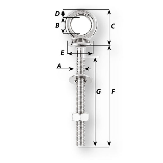 Wichard Eye Bolt - Diameter 15/32