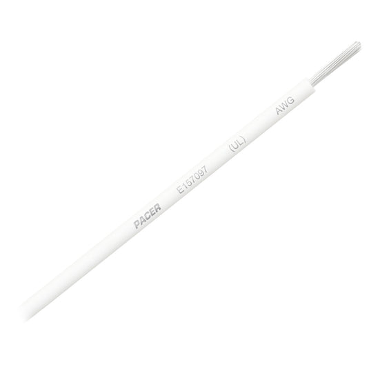 Pacer White 16 AWG Primary Wire - 25 [WUL16WH-25]