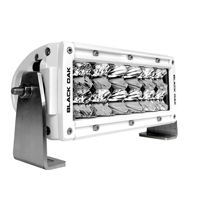 Load image into Gallery viewer, Black Oak Pro Series 3.0 Double Row 6&quot; LED Light Bar - Combo Optics - White Housing [6CM-D5OS]
