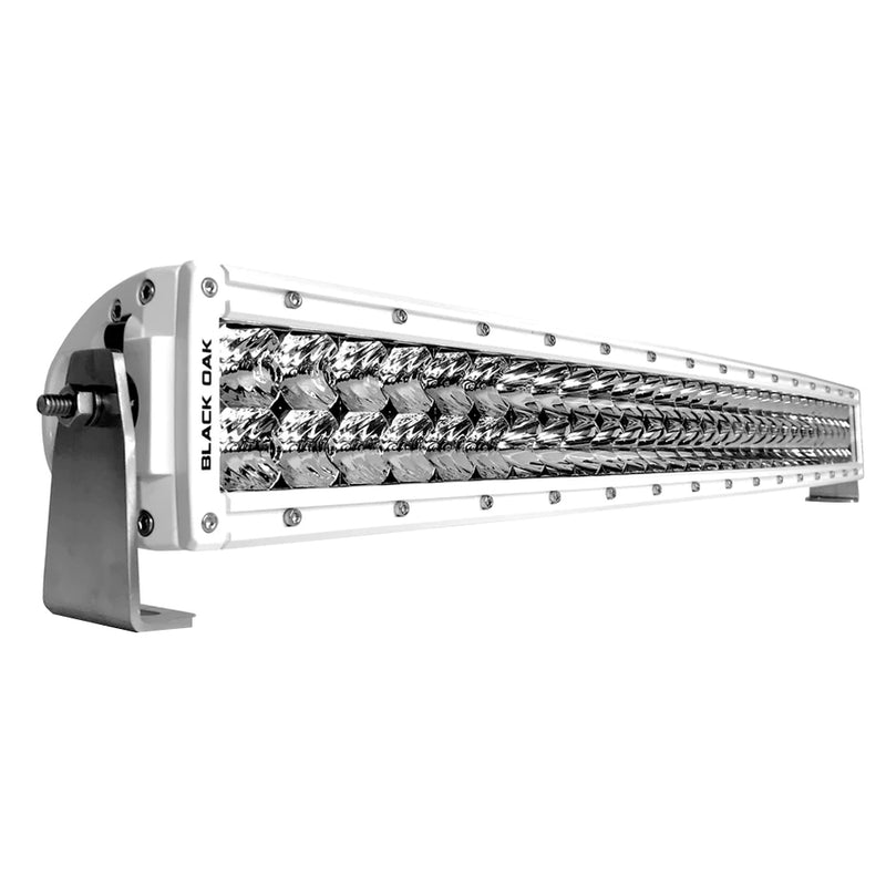 Load image into Gallery viewer, Black Oak Pro Series 3.0 Curved Double Row 30&quot; LED Light Bar - Combo Optics - White Housing [30CCM-D5OS]
