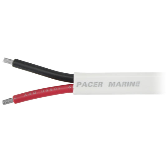 Pacer 16/2 AWG Duplex Cable - Flat Cable - Red/Black - Sold By The Foot [W16/2DC-FT]