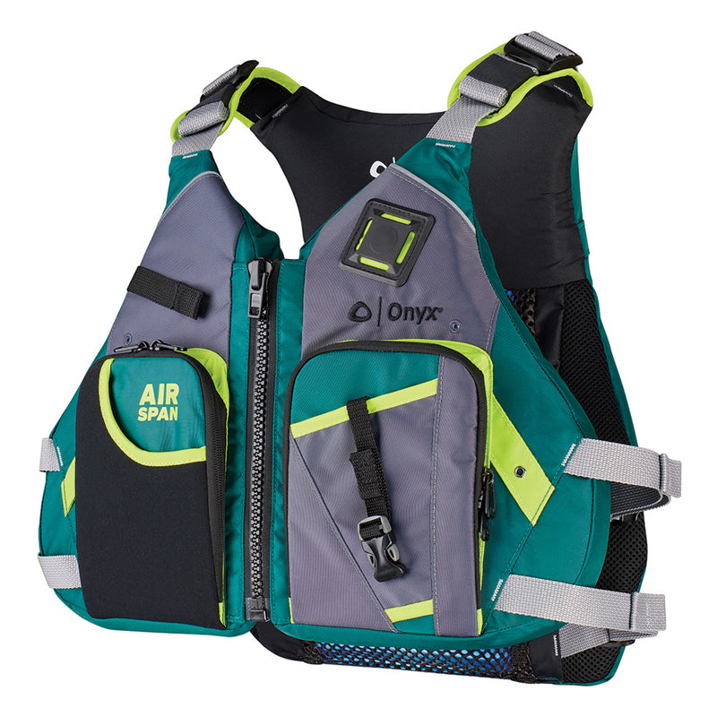 Load image into Gallery viewer, Onyx Airspan Angler Life Jacket - M/L - Green [123200-400-040-23]
