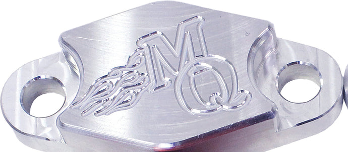 BRAKE BLOCK OFF PLATE (SILVER) PB-1 image 1