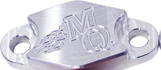 BRAKE BLOCK OFF PLATE (SILVER) PB-1 image 1