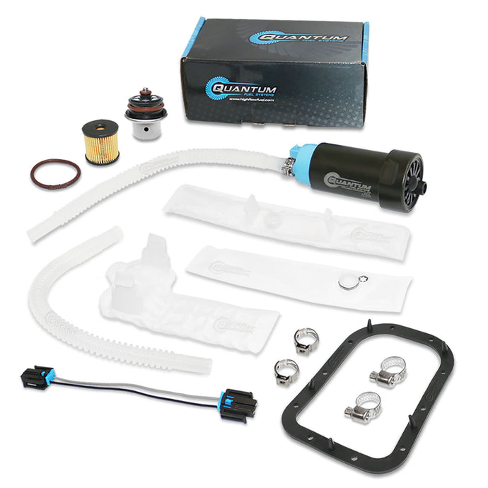 OEM Replacement In-Tank EFI Fuel Pump w/ Fuel Pressure Regulator, Tank Seal, Fuel Filter, Strainer HFP-370HD-RT24F image 1