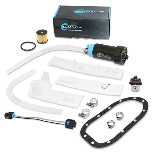 OEM Replacement In-Tank EFI Fuel Pump w/ Fuel Pressure Regulator, Tank Seal, Fuel Filter, Strainer HFP-370HD-RT7F image 1