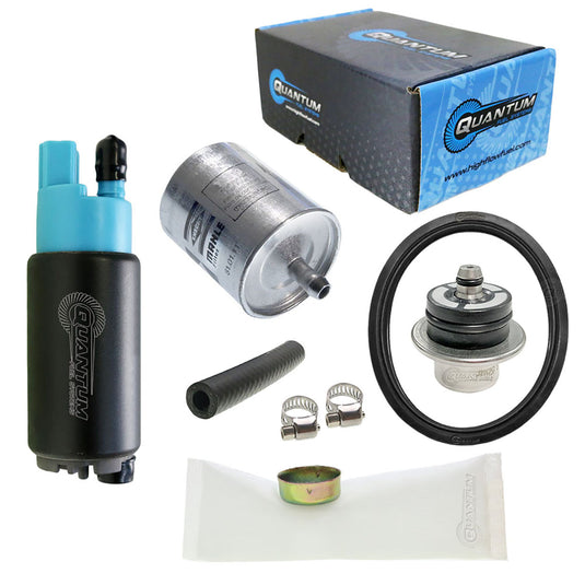 OEM Replacement In-Tank EFI Fuel Pump w/ Fuel Pressure Regulator, Tank Seal, Fuel Filter, Strainer HFP-382-BRT3F image 1