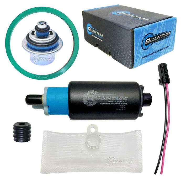 OEM Replacement In-Tank EFI Fuel Pump w/ Fuel Pressure Regulator, Tank Seal, Strainer HFP-383-RT image 1