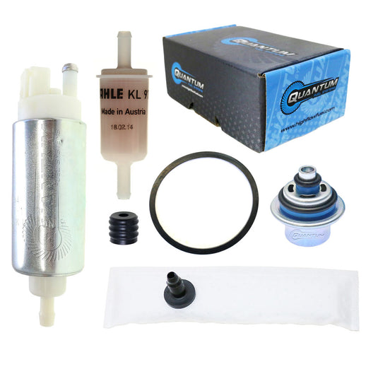 OEM Replacement In-Tank EFI Fuel Pump w/ Fuel Pressure Regulator, Tank Seal, Fuel Filter, Strainer HFP-404-RTF image 1