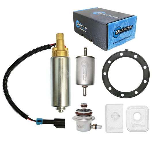 OEM Replacement In-Tank EFI Fuel Pump w/ Fuel Pressure Regulator, Tank Seal, Fuel Filter, Strainer HFP-500DI-R image 1