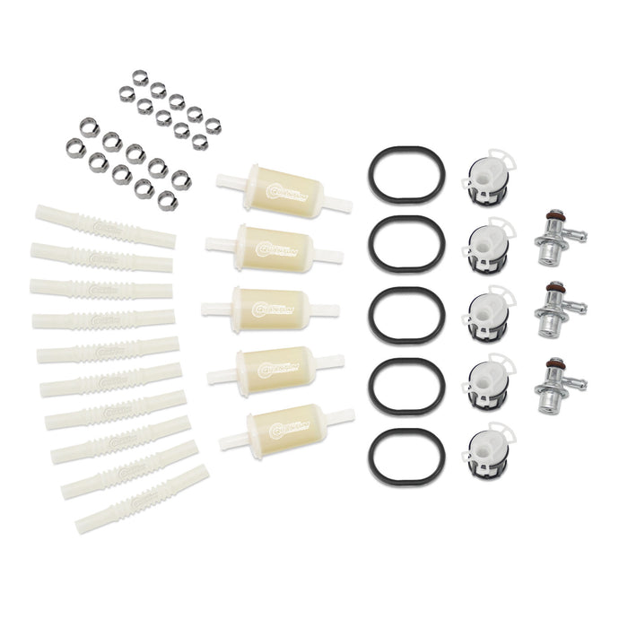 Fuel Pump Assembly Repair Kit for KTM w/ Fuel Pressure Regulators, Filters/Strainers, Tank Seal Gaskets, Flex Hoses & Clamps HFP-KTM-VPK1 image 1