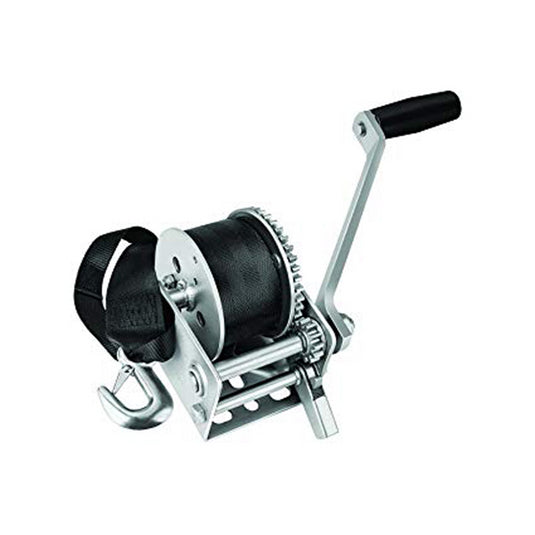 FULTON WINCH, 900 LBS., SINGLE-SPEED FOR PWC, W/12' STRAP