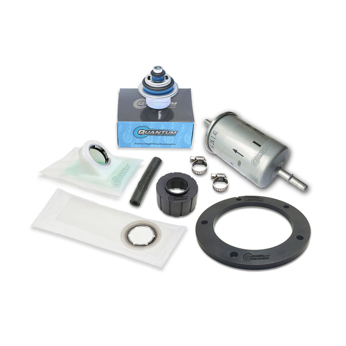 Fuel Pump Repair Kit w/ Fuel Pressure Regulator, Tank Seal, Fuel Filter, Strainer QFS-K357 image 1