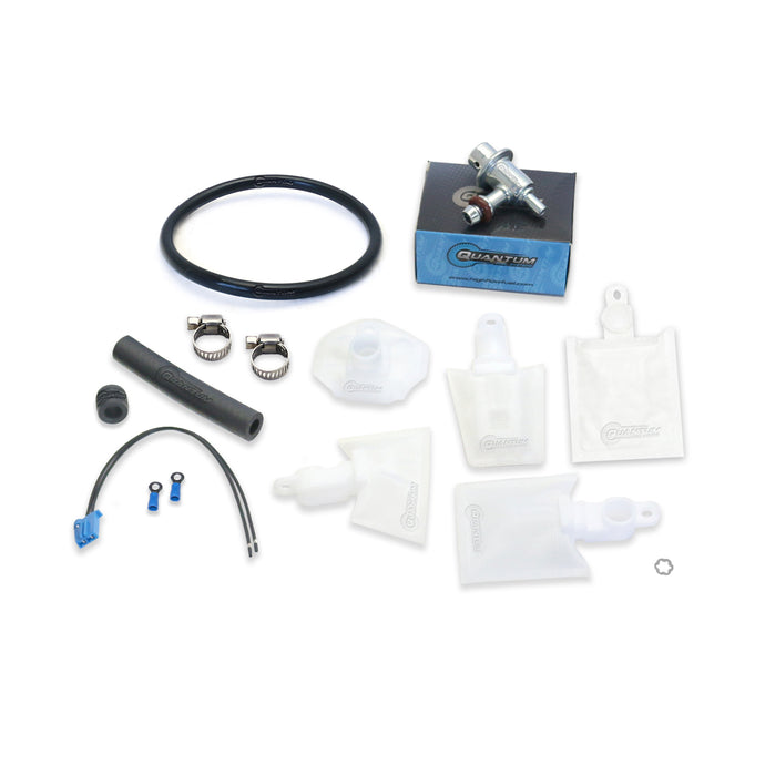 Fuel Pump Repair Kit w/ Fuel Pressure Regulator, Tank Seal, Strainer QFS-K362 image 1