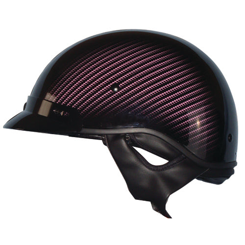 ZOAN ROUTE 66 HALF HELMET - CARBON, BLK/PINK - 2XL