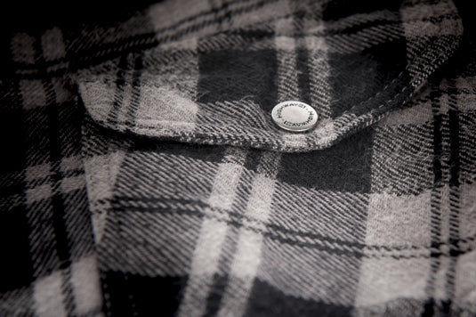MARKSMAN FLANNEL BLACK/GREY LG