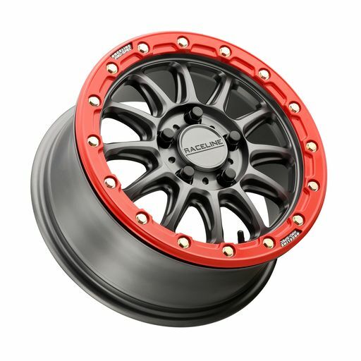 ALPHA BDLK 15X7 5/4.5 (+53MM) GUNMETAL/RED A14GR-57012+53 image 2