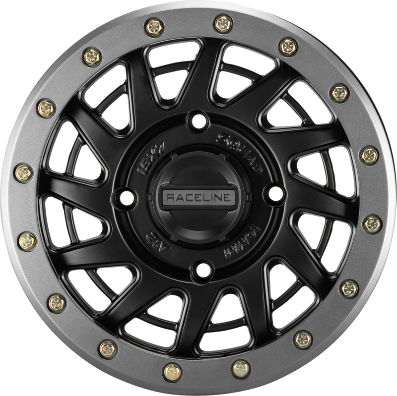 Load image into Gallery viewer, SQUAD BDLK WHEEL 15X7 4/137 6+1(+38MM) BLK/GUNMETAL A12BG-57037+38 image 2
