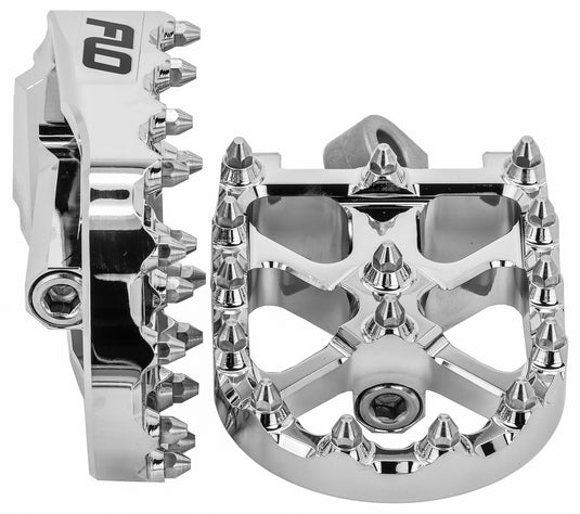 BMX STYLE FOOTPEGS CHROME FPEG-800V3CR image 1