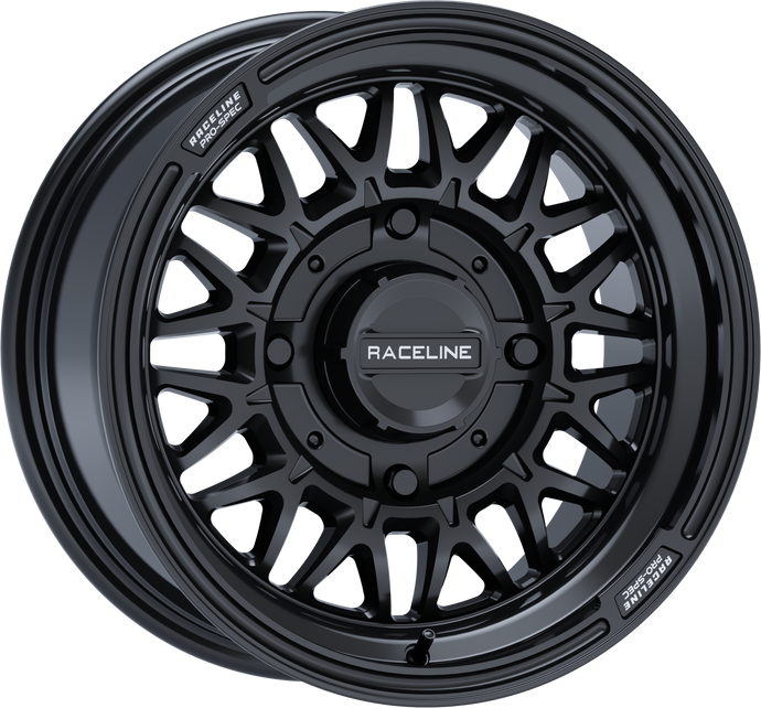 RACELINE OMEGA 15X7 4/137 5+2 (+10MM) GLOSS BLACK A13GB-57037+10 image 1