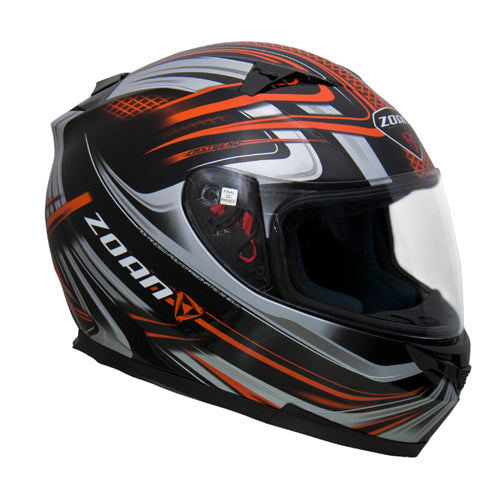 ZOAN BLADE SVS M/C HELMET - REBORN, ORANGE -2XL