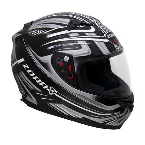 ZOAN BLADE SVS M/C HELMET - REBORN, SILVER -MED