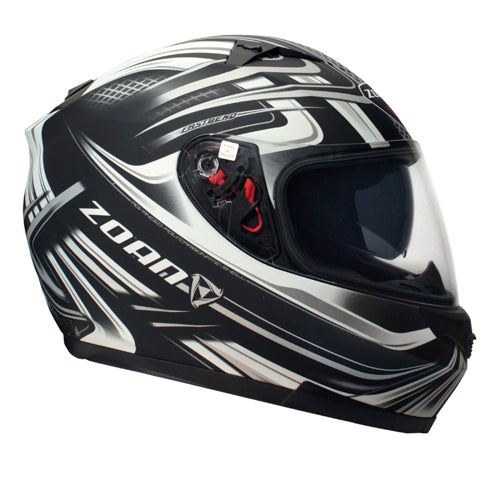 ZOAN BLADE SVS M/C HELMET - REBORN, MATTE WHITE -XL