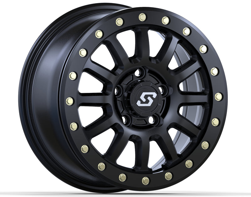 Load image into Gallery viewer, SANO BDLK WHEEL 15X7 5/4.5 6+1 (+50MM) BLACK A21B-57012+50 image 2
