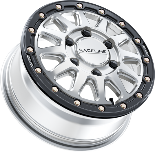 ALPHA BDLK 15X6.5 6/139.7 (+74MM) SILVER/BLK A14SB-56560+74 image 2