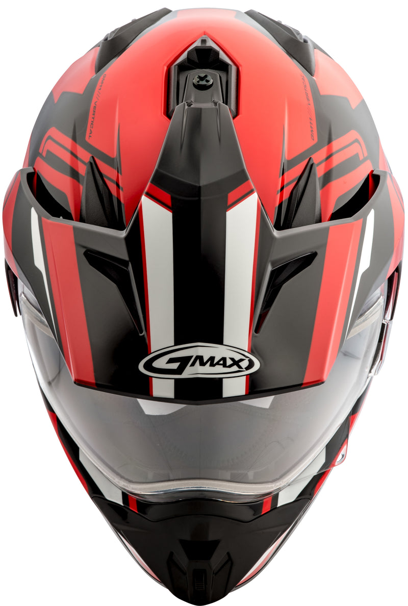 Load image into Gallery viewer, GM-11S DUAL-SPORT VERTICAL SNOW HELMET BLACK/RED 2X G2111208 TC-1 image 5

