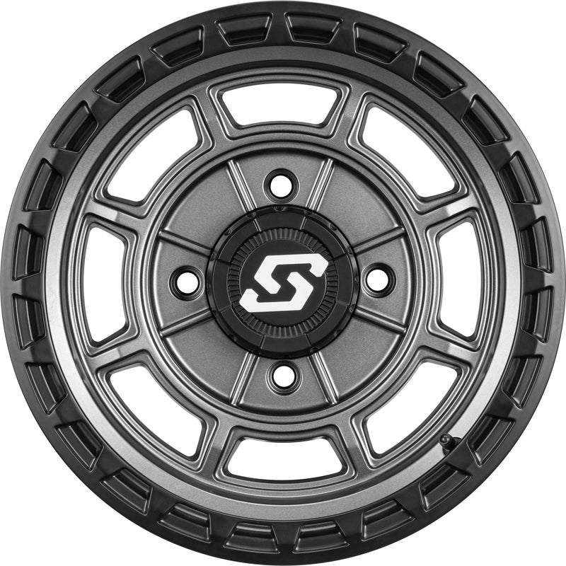 Load image into Gallery viewer, RIFT WHEEL 15X6 4/137 5+1 (+40MM) CARBON GREY A22CG-56037+40S image 2
