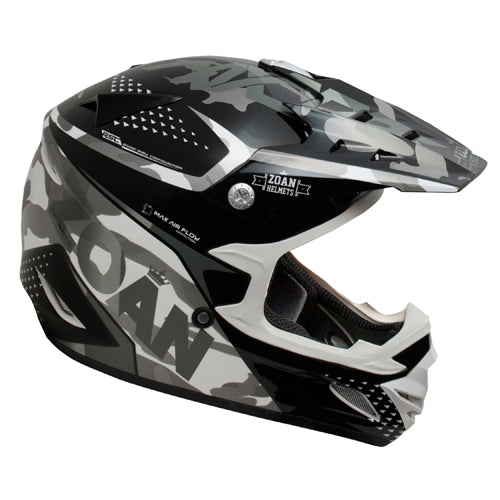 ZOAN MX-2 YOUTH HELMET, SNIPERSILVER - S