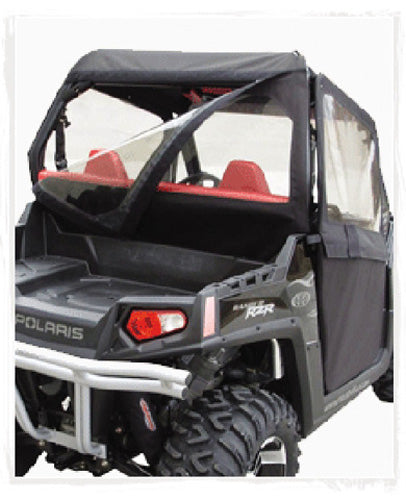 RZR REAR ENCLOSURE WITH WINDOWBLACK