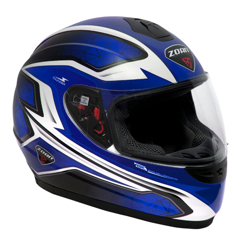 ZOAN THUNDER M/C HELMET, ELECTRA BLUE - 2X