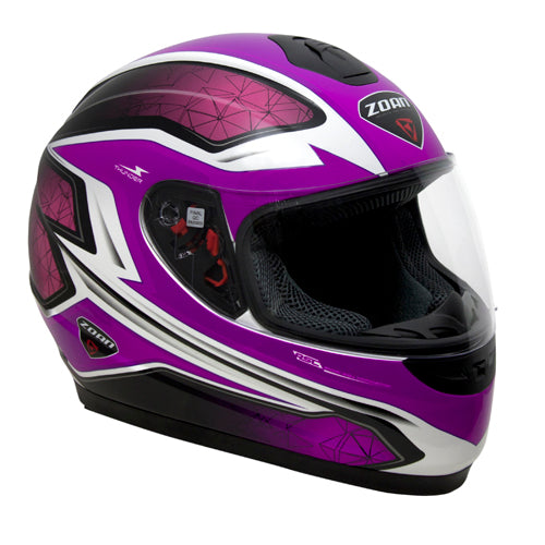 ZOAN THUNDER M/C HELMET - ELECTRA PINK MAGENTA - XS